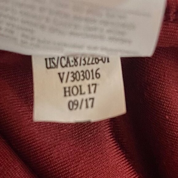 Banana Republic Womens Velvet Top Size S Cutout Whimsigoth Holiday Valentines - Picture 7 of 7